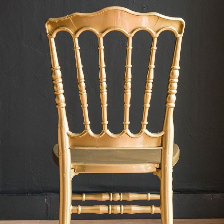 Aluguel de Cadeiras Dior Dourada - Rental BR